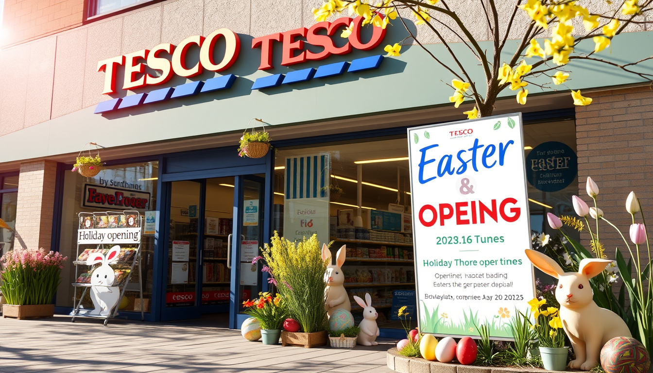 Easter Opening Times for Tesco Supermarkets 2026 - Trend Pulse UK